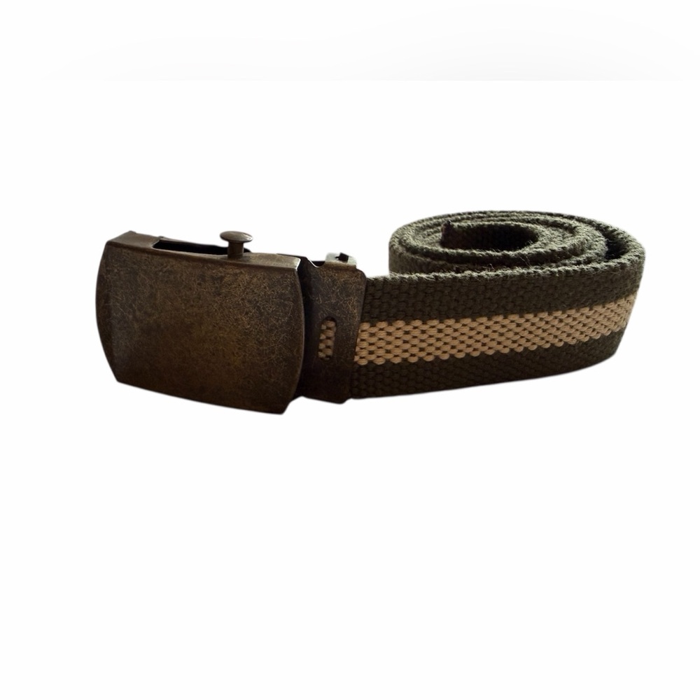 ✨3x$18✨ Y2K Military Canvas Stylist Buckle Belt
